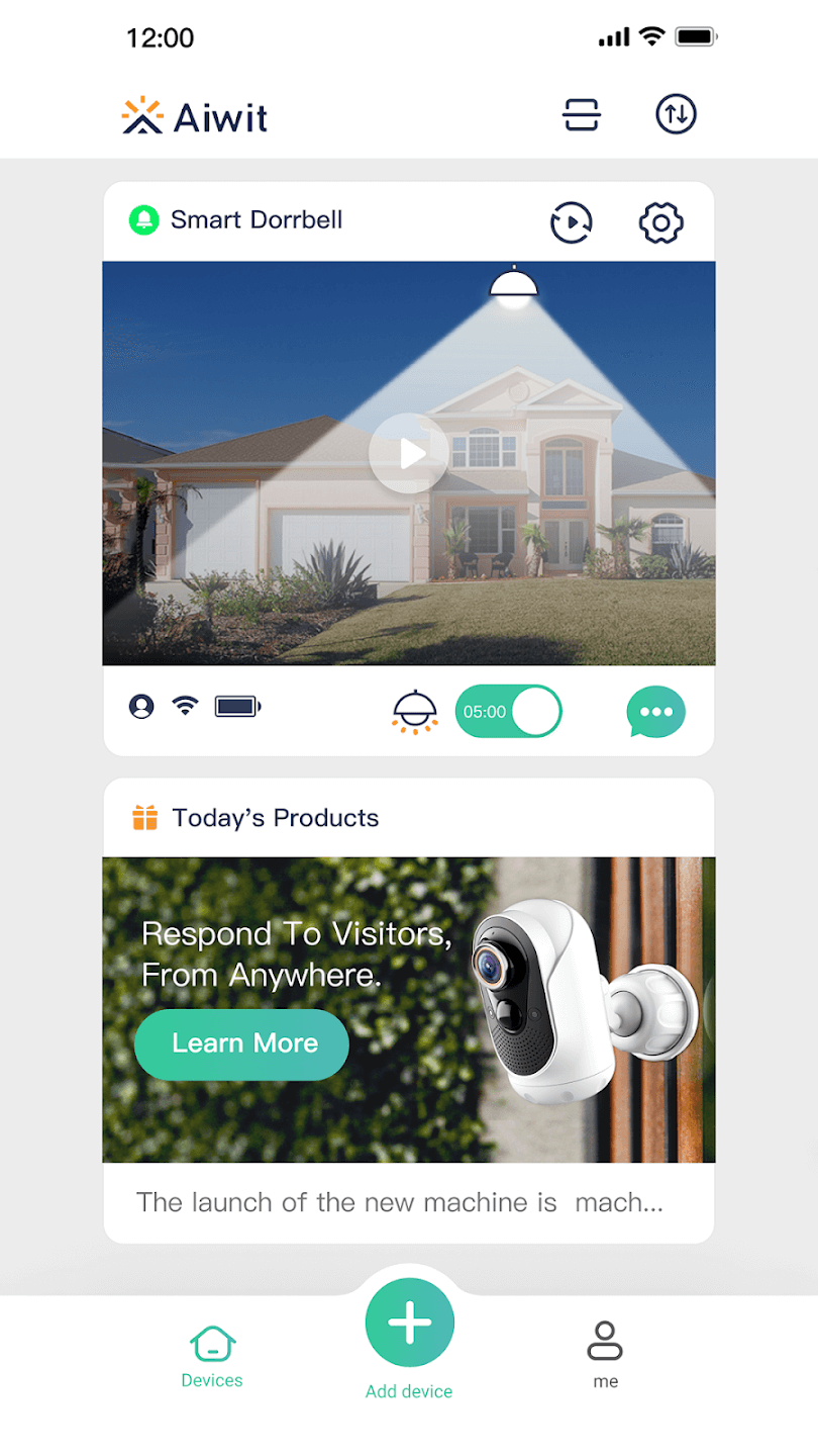 Aiwit.AppSmart Home Doorbell Camera App by EKEN